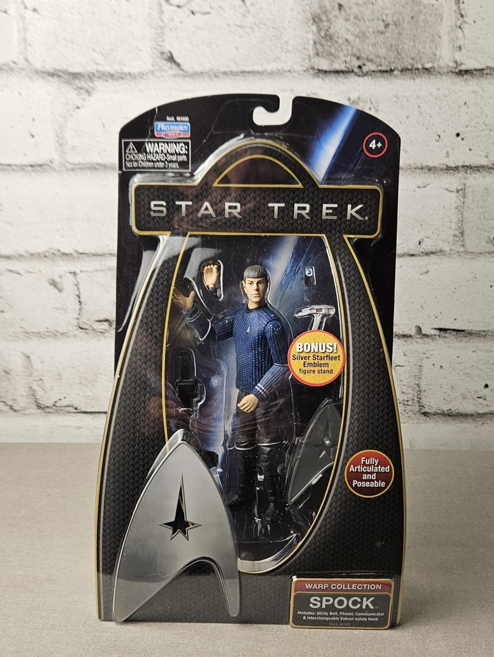 Star Trek 2009 Spock Figure Warp Collection NIB Playmates Toys - Picture 7 of 10